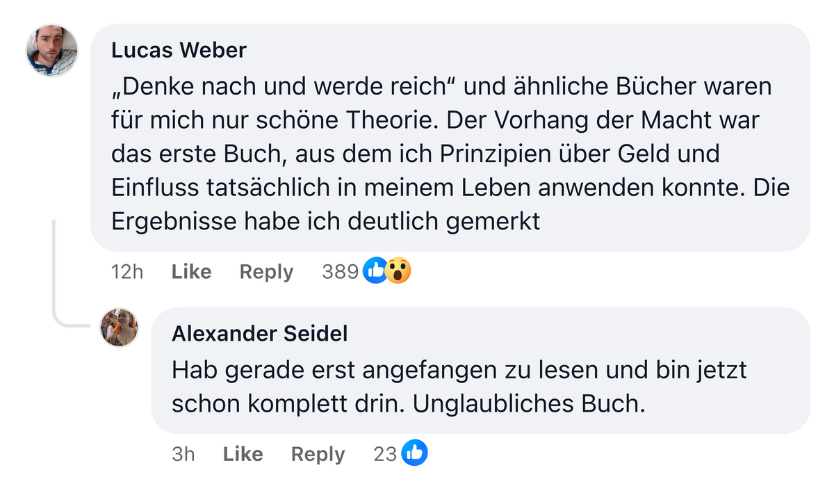 Reader comment screenshot